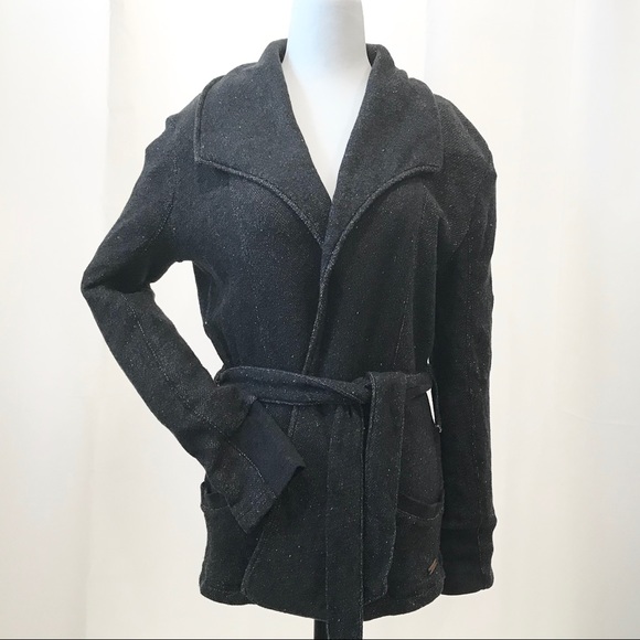 Roots Knit Cardigan w/ Waist Tie Belt. - Picture 2 of 8